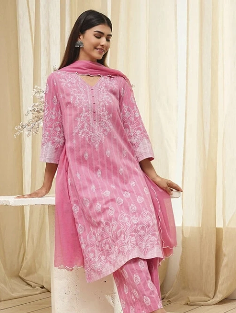 Pink Dia Suit Set 2